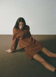Pocket Skirt (Terracotta Canvas)