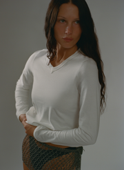 Gabriela Long Sleeve (White)