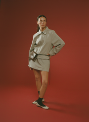 Pocket Skirt (Stone Canvas)