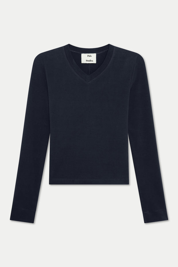 Gabriela Long Sleeve (Navy)