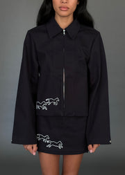 Will Jacket (Navy Canvas Horses)