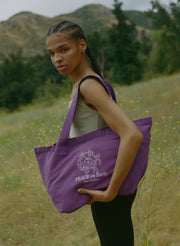 Peace on Earth Tote (Ultraviolet)