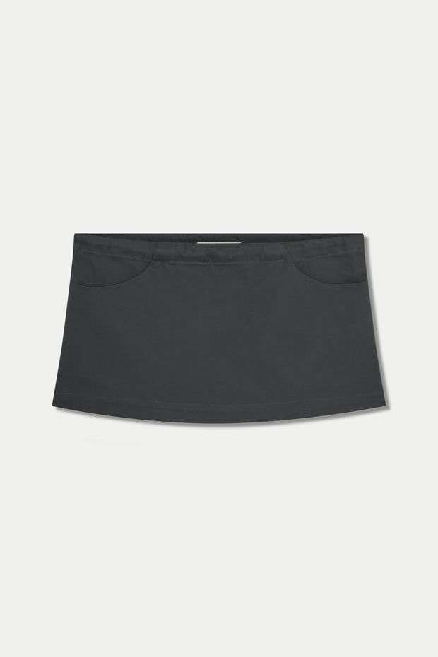 Pocket Skirt (Slate Canvas)