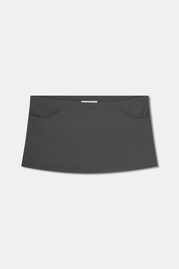 Pocket Skirt (Slate Nylon)