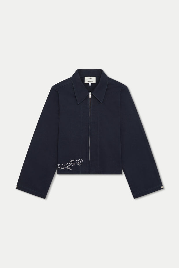 Will Jacket (Navy Canvas Horses)