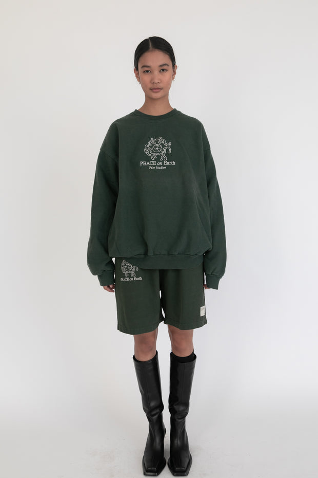Peace People Shorts (Evergreen)