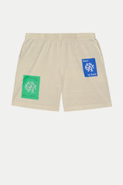 Art Poster Shorts (Green/Blue)