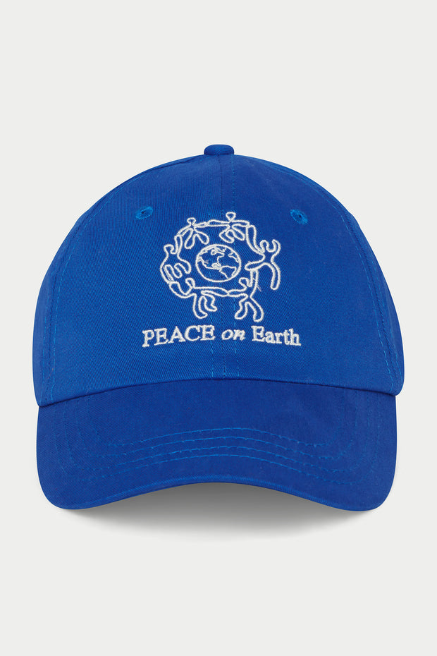 Peace on Earth Hat (Cobalt)